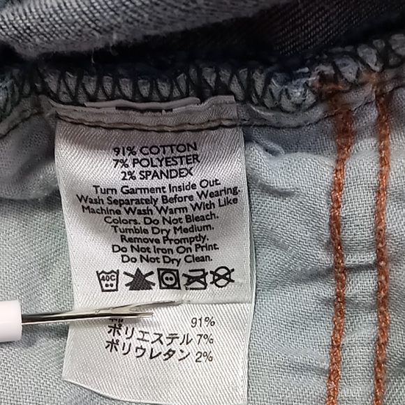 Eddie Bauer Mid-Rise Bootcut Blue Jeans Size 12 - Picture 16 of 16